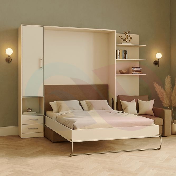 Шкаф-кровать с диваном Миа