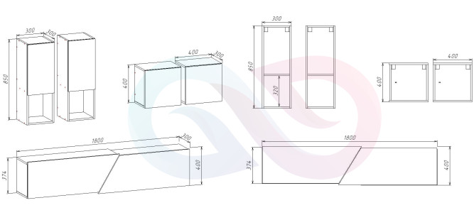 Тумба под тв Аллора