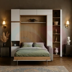 Шкаф-кровать с диваном Тира