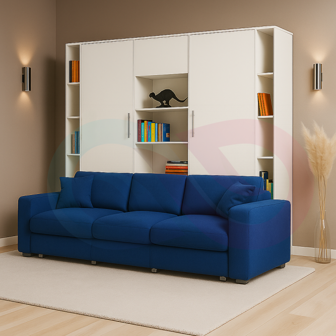 Шкаф-кровать трансформер с диваном Сиерра