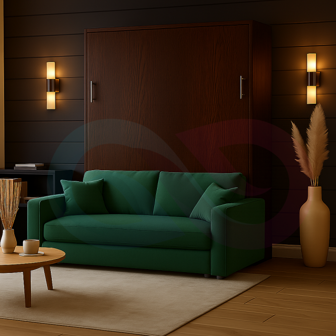 Шкаф-кровать трансформер с диваном Флай