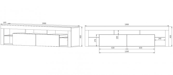 Тумба под тв Сантана