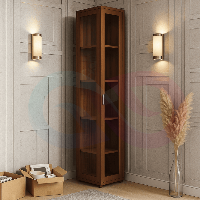 Угловой книжный шкаф Ворон 31