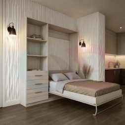 Шкаф-кровать трансформер Куб