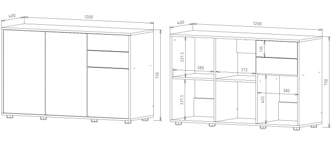 Комод Девитт