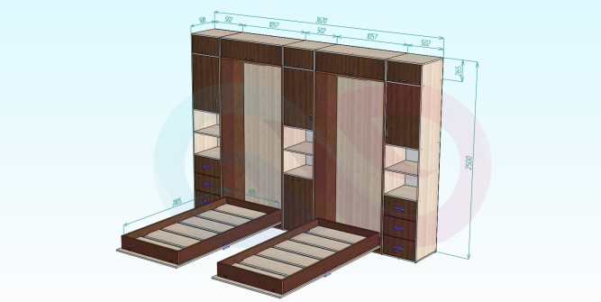 Шкаф-кровать трансформер Уилл